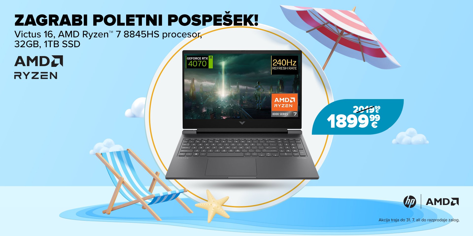 AKCIJA HP VICTUS 16 PRENOSNIK
